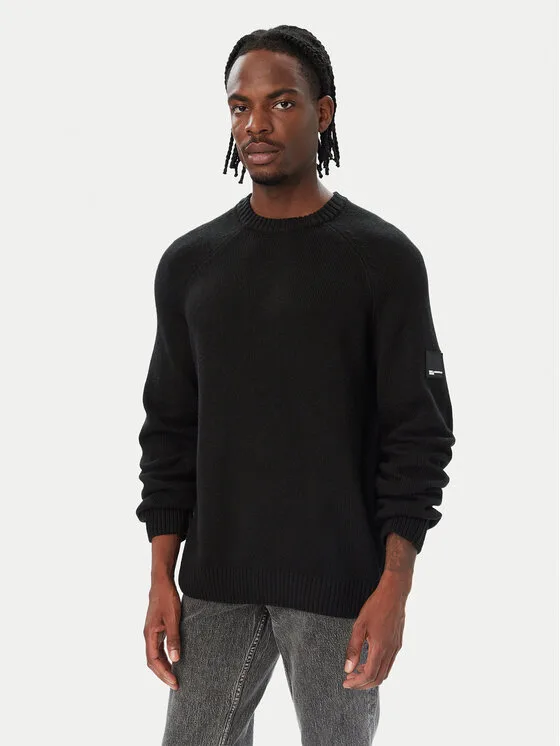 Karl Lagerfeld Jeans Пуловер B4M18063 Черен Regular Fit – Мъжки пуловери и жилетки