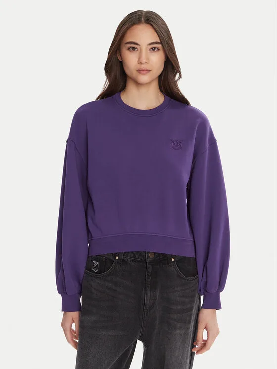 PINKO Суитшърт Maliardo 105510 A2RB Виолетов Regular Fit – Дамски суитшърти без цип