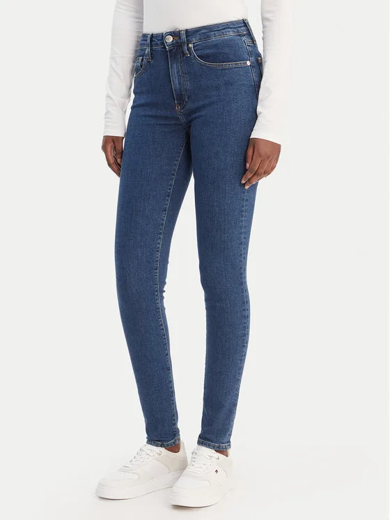 Tommy Hilfiger Дънки WW0WW47689 Син Skinny Fit – Дамски skinny дънки
