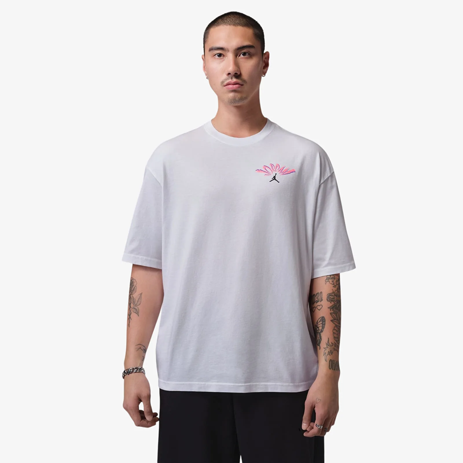 Тениска Jordan Flight Men's T-Shirt White/ Black XS – White|Black – Мъжки тениски