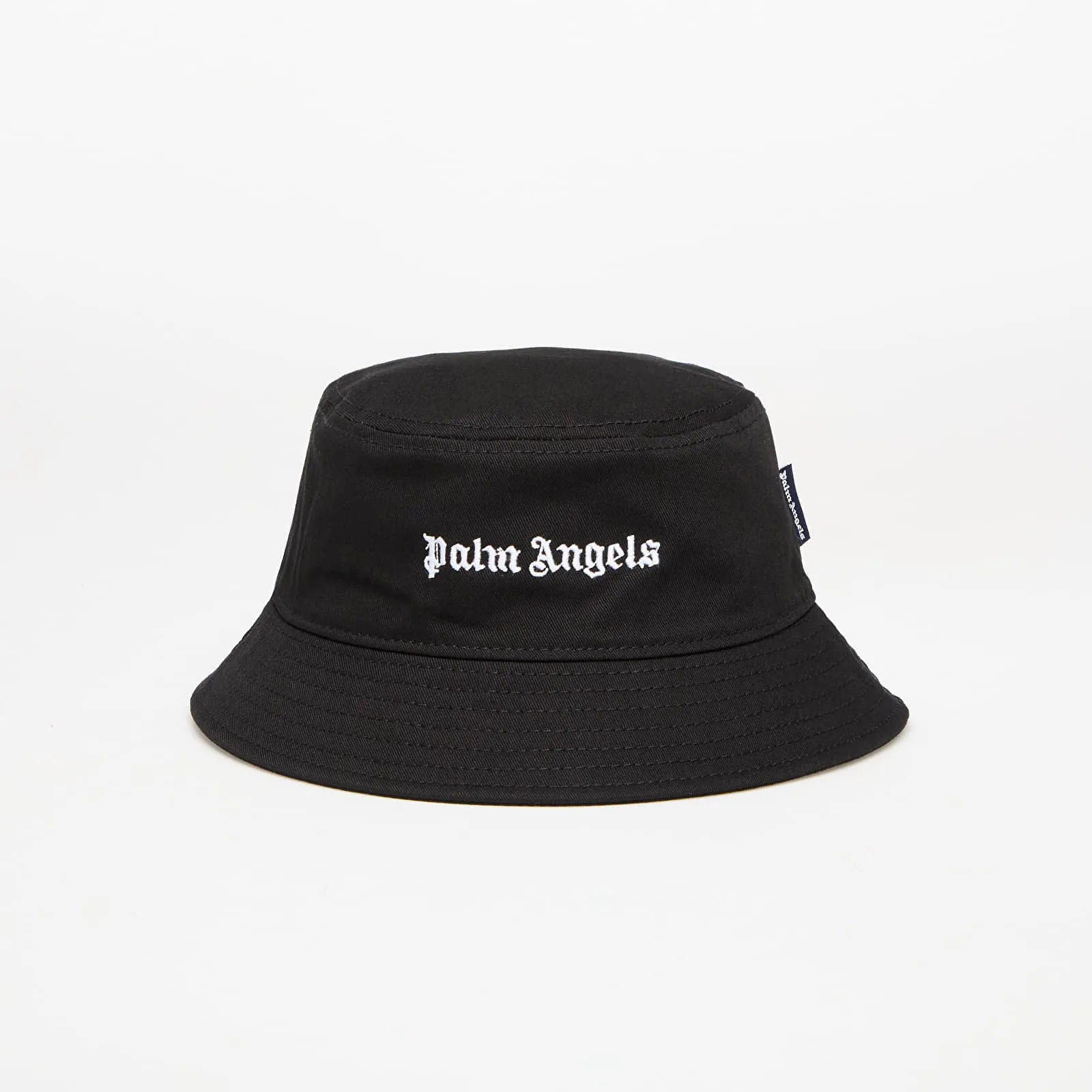 Шапка Palm Angels Kids Logo Bucket Hat Black/ Off White I – Black|Off White – Бъкет шапки