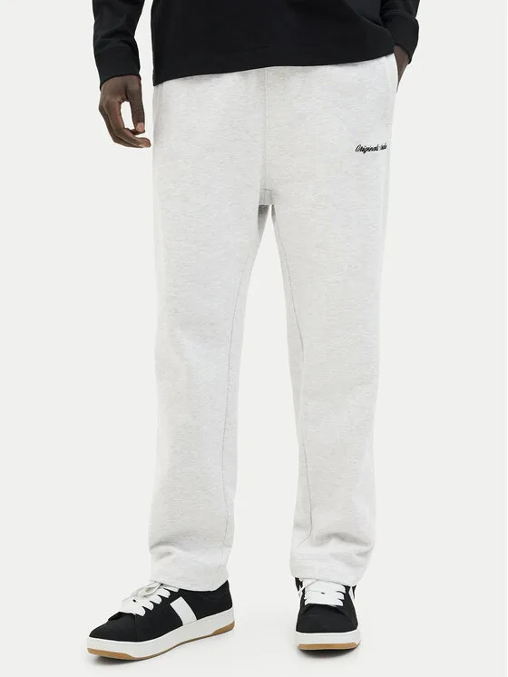 Jack & Jones Долнище анцуг Kane Norrebro 12282553 Сив Relaxed Fit – Мъжки спортни панталони