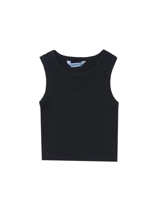 Mayoral топ 6032 Черен Slim Fit – Детски топове