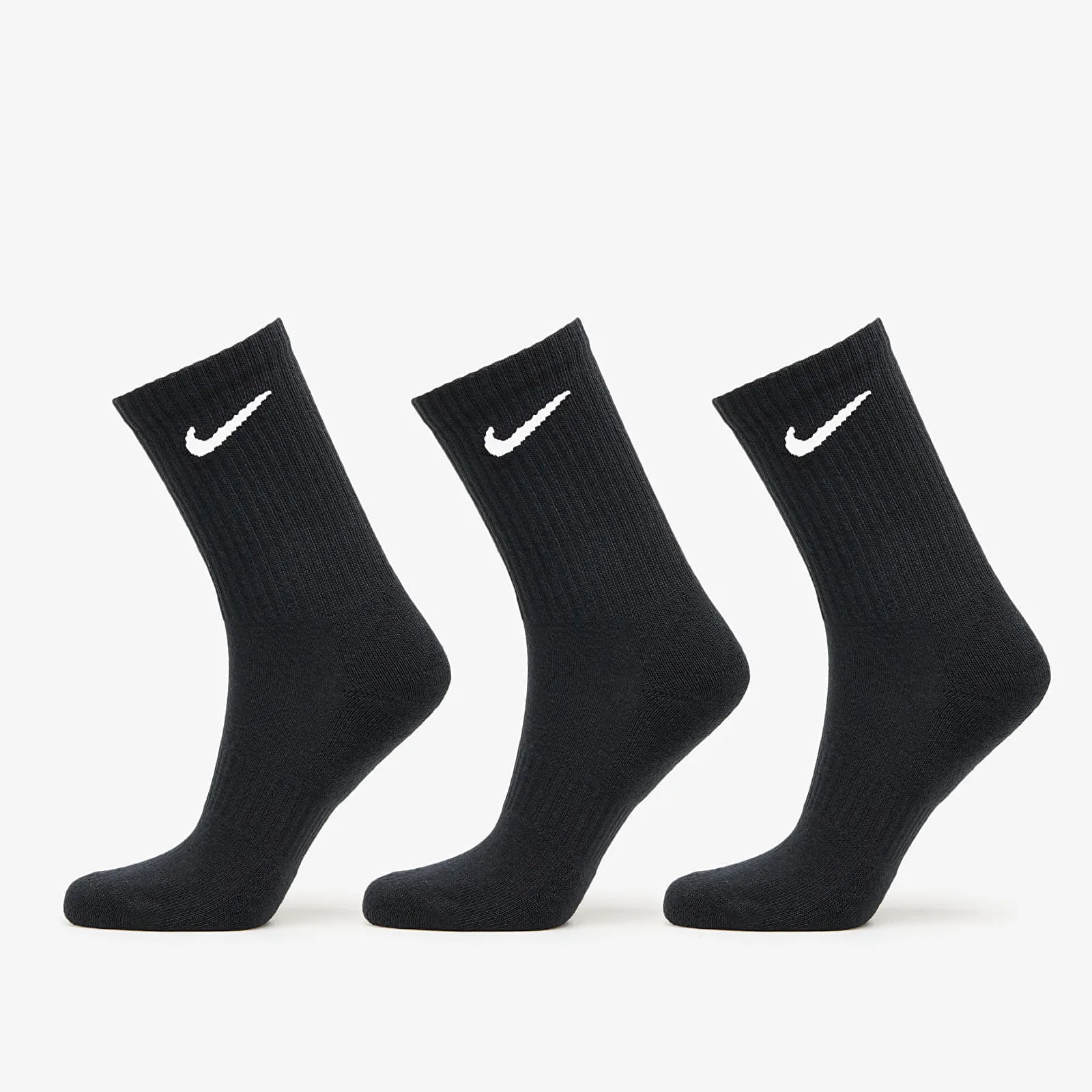 Чорапи Nike Everyday Cush Crew 3 бр. черни/бели – Black|White – Чорапи унисекс