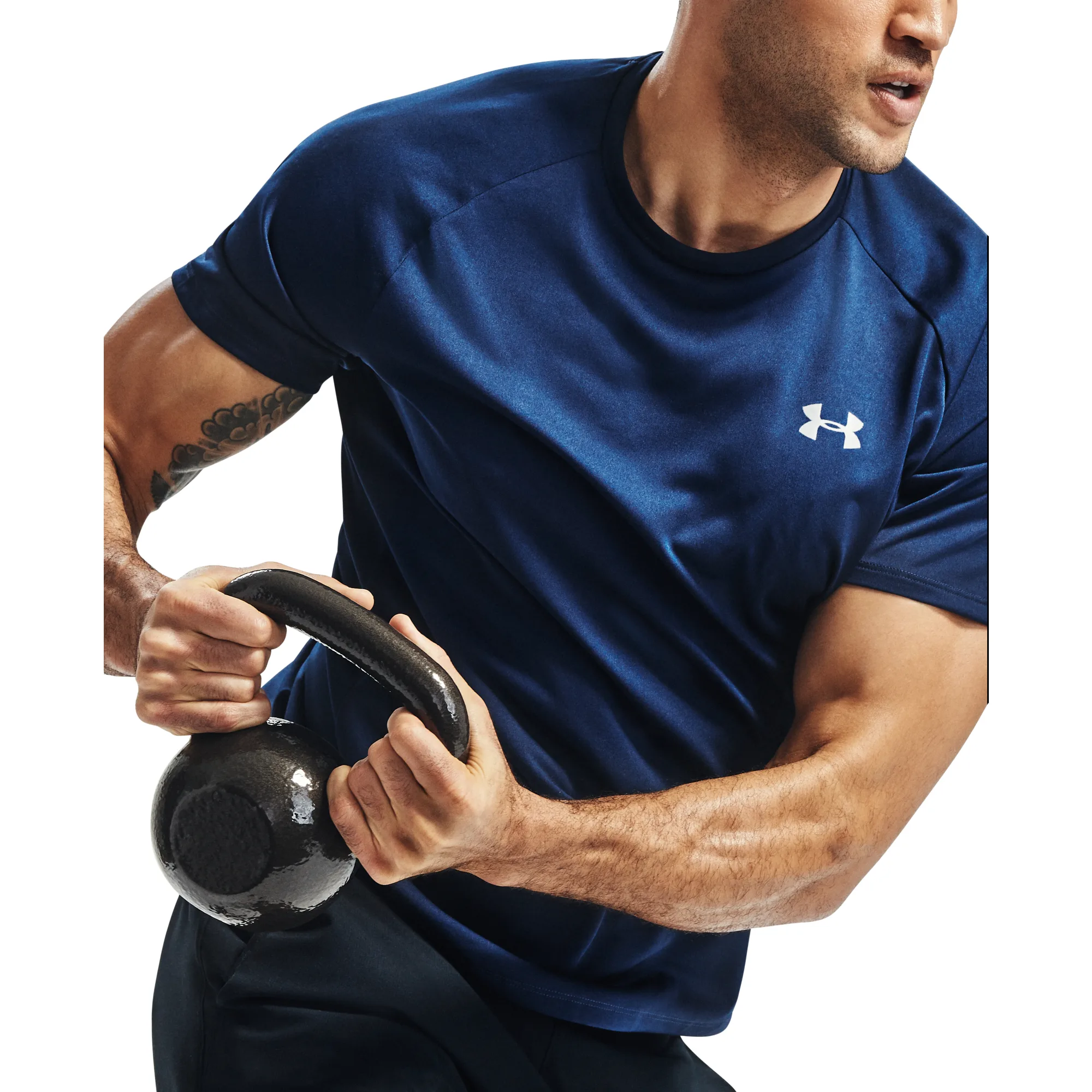 Мъжка тениска Under Armour Tech 2.0 тъмносива – Academy|Graphite – Мъжки тениски с къс ръкав