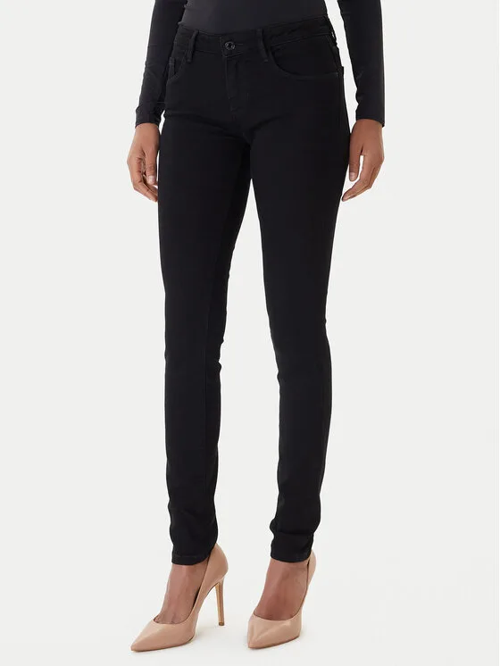 Дамски дънки Guess Annette D4PZ1 черни – Черен – Дамски skinny дънки