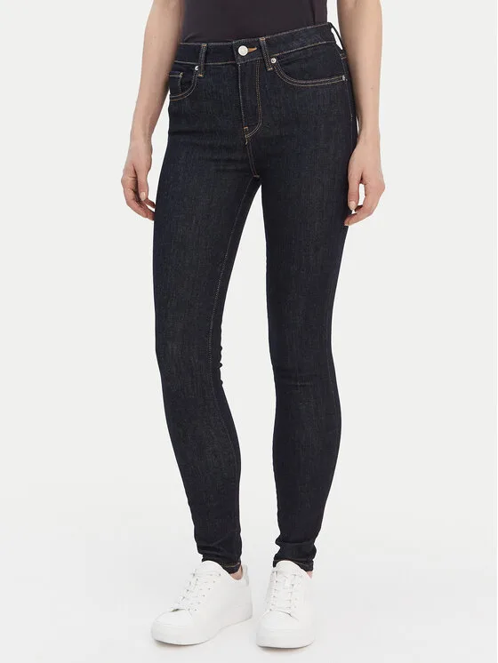 Tommy Hilfiger Дънки Como WW0WW42487 Тъмносин Skinny Fit – Дамски skinny дънки