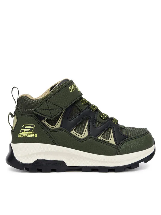 Skechers Зимни обувки Storm Blazer 406377L OLBK Каки – Боти за момчета