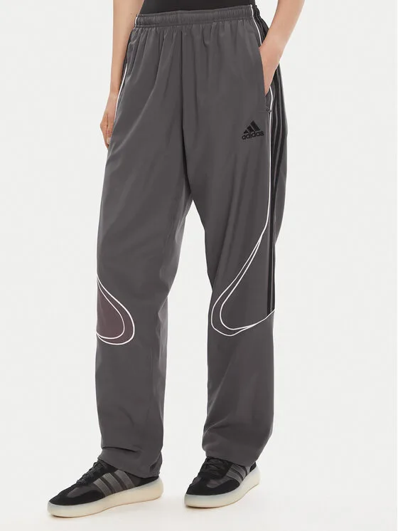 adidas Долнище анцуг Teamgeist adicolor JW5870 Сив Loose Fit – Мъжки спортни панталони