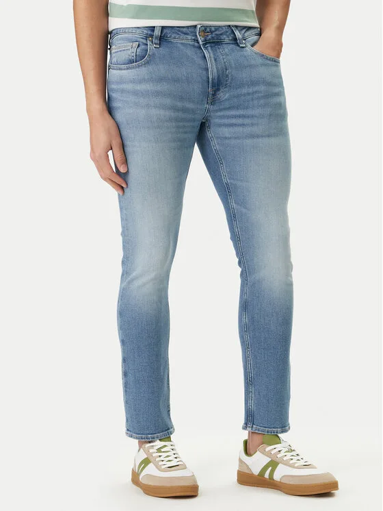 Guess Дънки M2YAN1 D4Q43 Син Skinny Fit – Мъжки skinny дънки