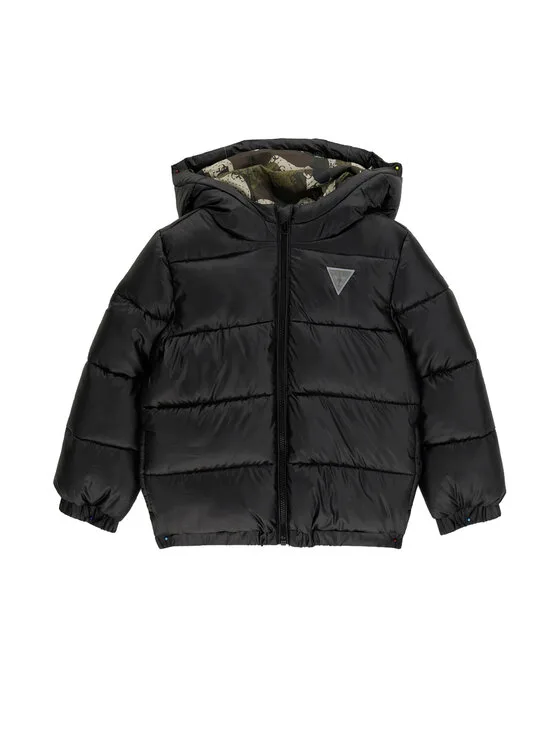 Детско яке Guess N6YL01 W2656 черно – Черен – Детски преходни якета