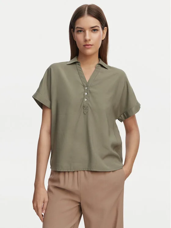 ONLY Риза Aris 15364279 Зелен Loose Fit – Дамски ризи