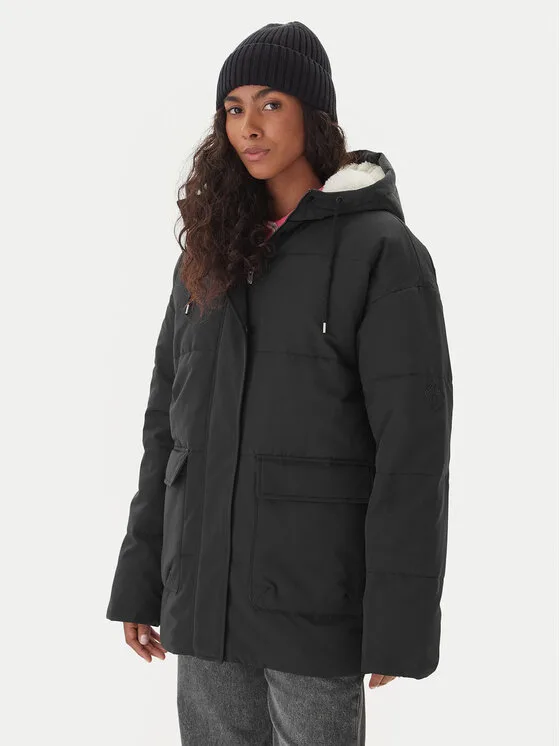 Roxy Зимно яке ERJJK03666 Черен Regular Fit – Дамски зимни якета