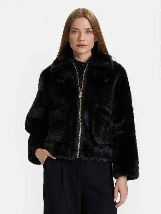 Дамски кожух Rinascimento CFC0122227003 черен – Дамски кожуси