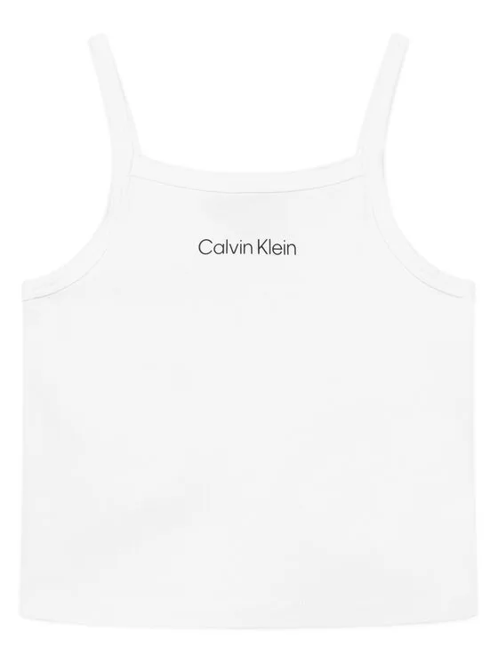 Детски потник Calvin Klein Jeans LVCKSJB12G бял – Детски топове