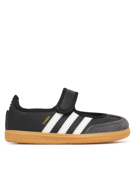 Детски балеринки adidas Samba Jane черни – Черен