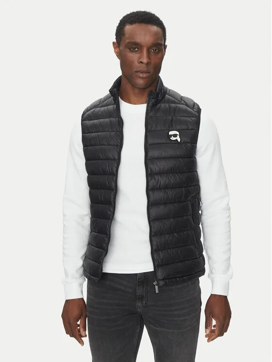 Мъжки елек KARL LAGERFELD 505711 500590 черен – Мъжки елеци