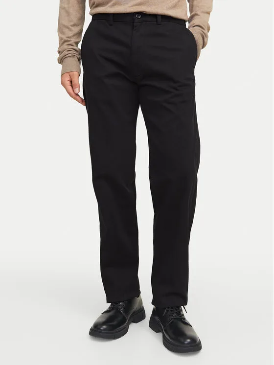 Jack & Jones Чино панталони Kane 12268490 Черен Regular Fit – Мъжки чино панталони