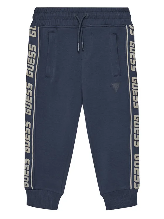 Guess Долнище анцуг L2YQ48 K6ZS1 Тъмносин Regular Fit – Мъжки спортни панталони