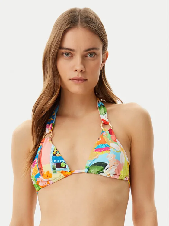 Seafolly Горнище на бански Cuba 31401-231 Цветен – Дамски бикини бански