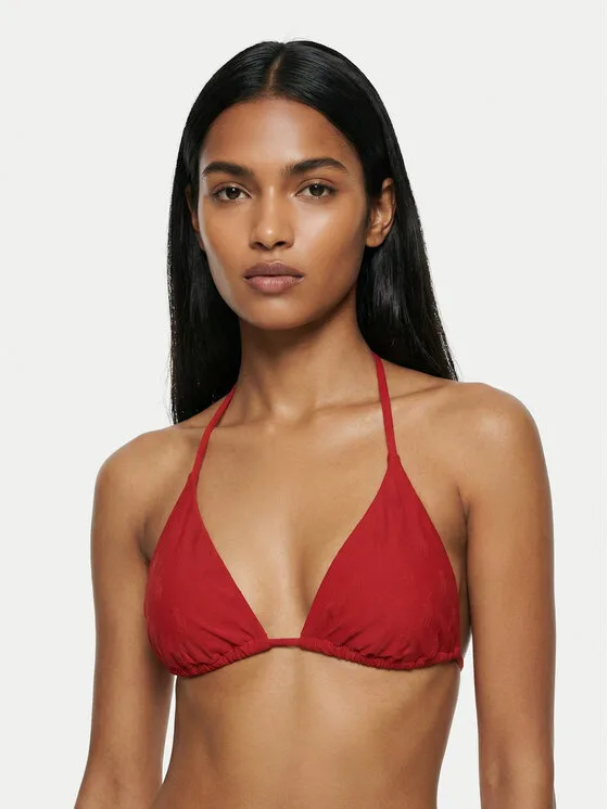 LAUREN RALPH LAUREN Горнище на бански 21685331 Червен – Дамски бикини бански