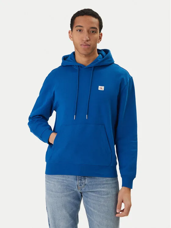 Мъжки суитшърт Calvin Klein Jeans LV04RC274G син – Мъжки суитшърти без цип