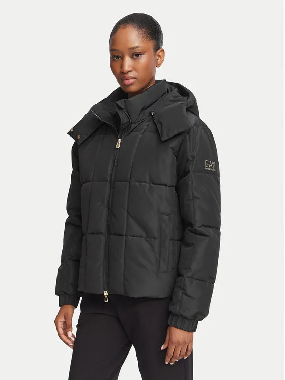 Дамско зимно яке EA7 Emporio Armani 7W000647 AF16074 UC001 черно – Черен – Дамски зимни якета