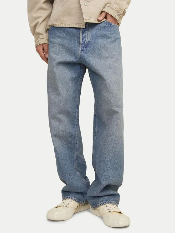 Jack & Jones Дънки Alex 12259781 Син Baggy Fit – Мъжки loose дънки