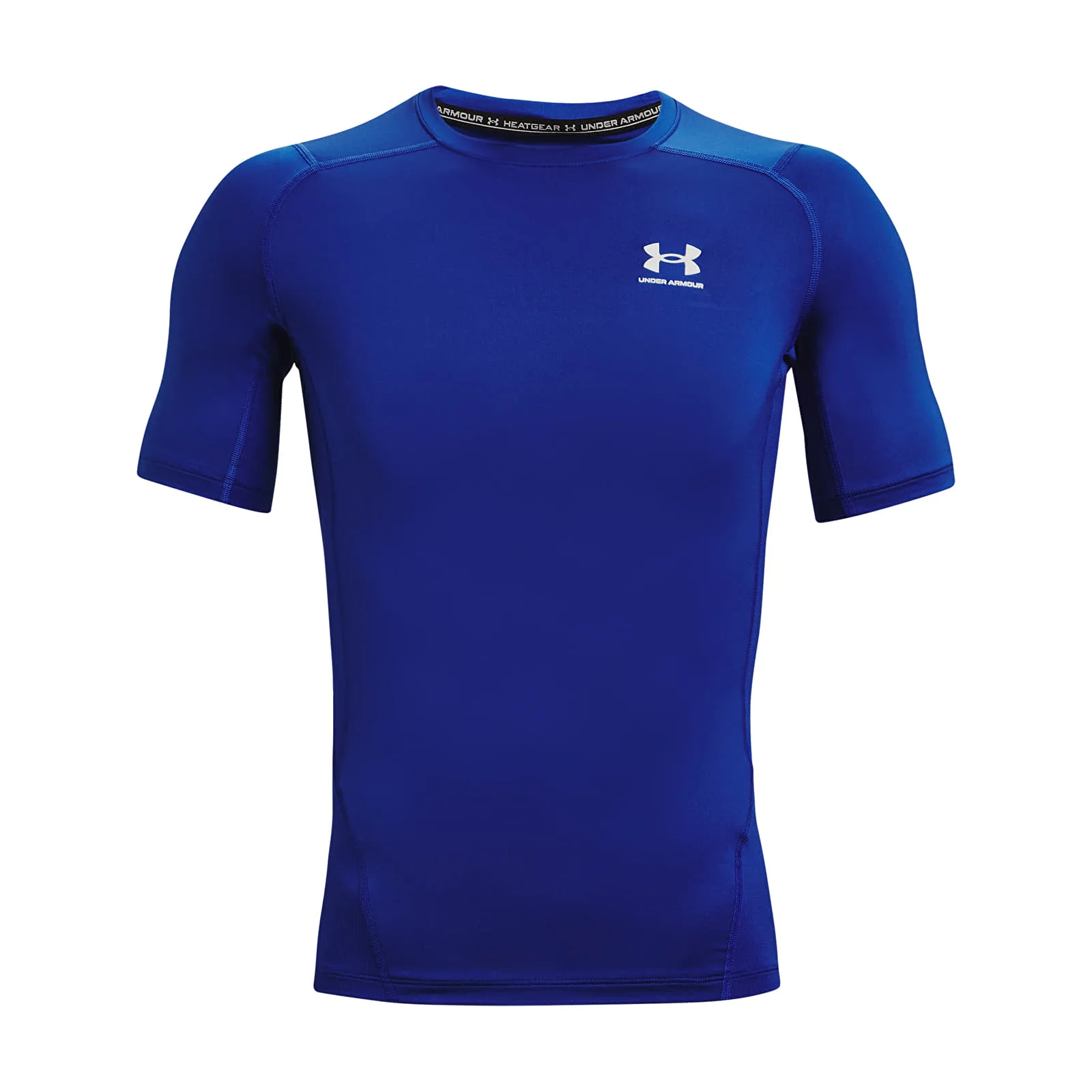 Мъжка тениска Under Armour Hg Comp синя/бяла – Royal|White – Мъжки тениски с къс ръкав