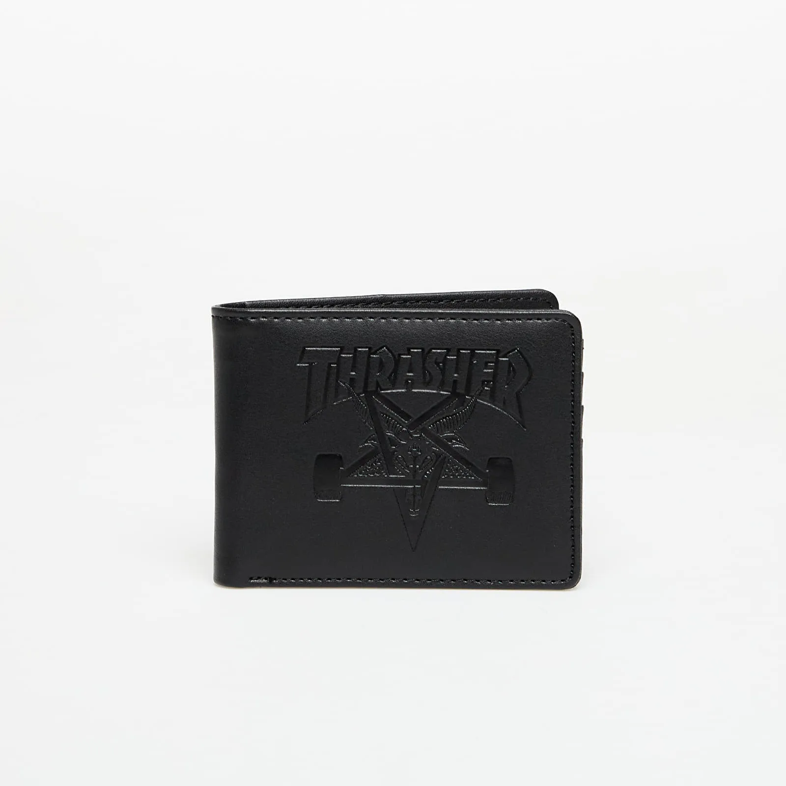 Мъжко портмоне Thrasher Skategoat Leather черно – Black – Мъжки портмонета