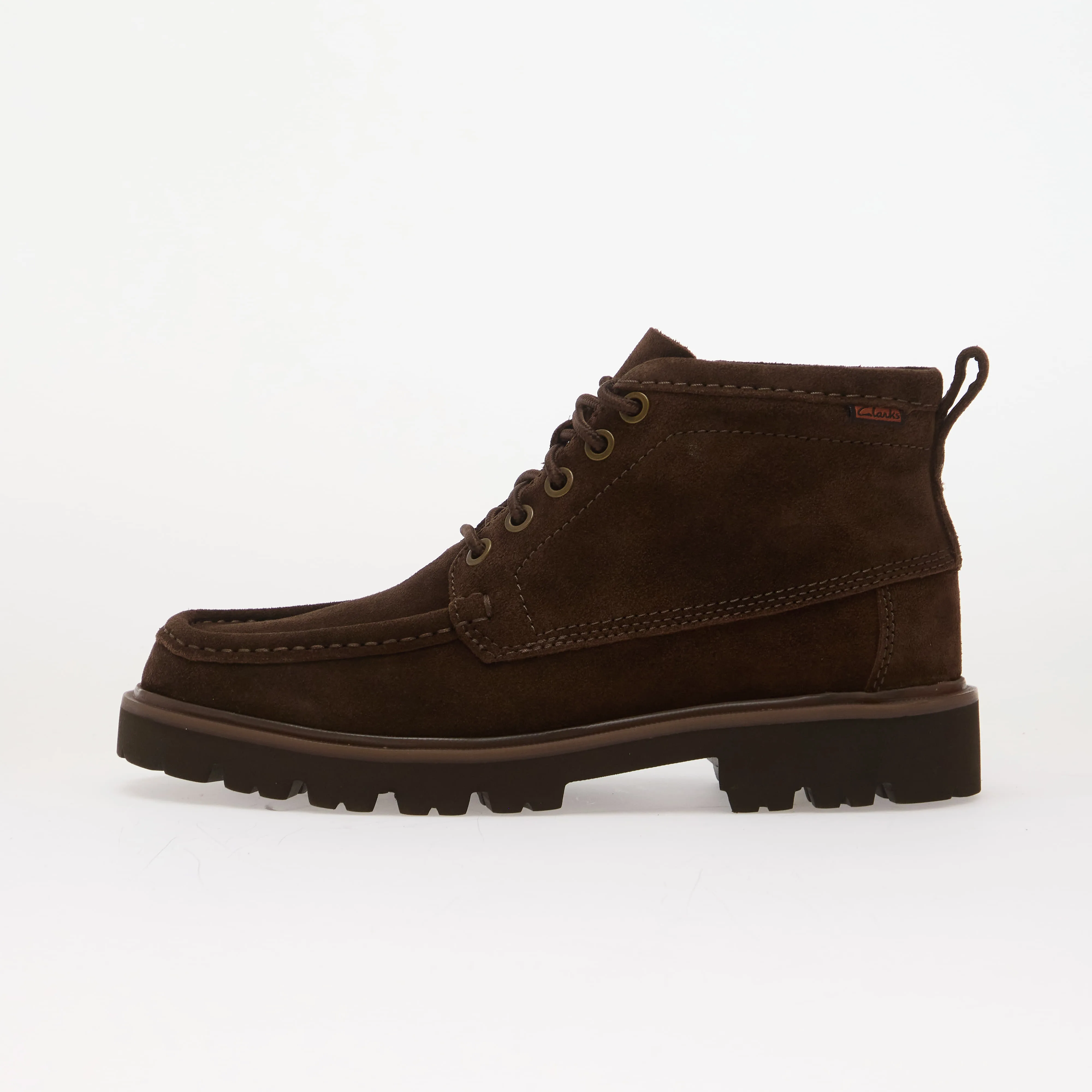 Мъжки ботуши Clarks Cleyhill Hi кафяви – Brown Suede