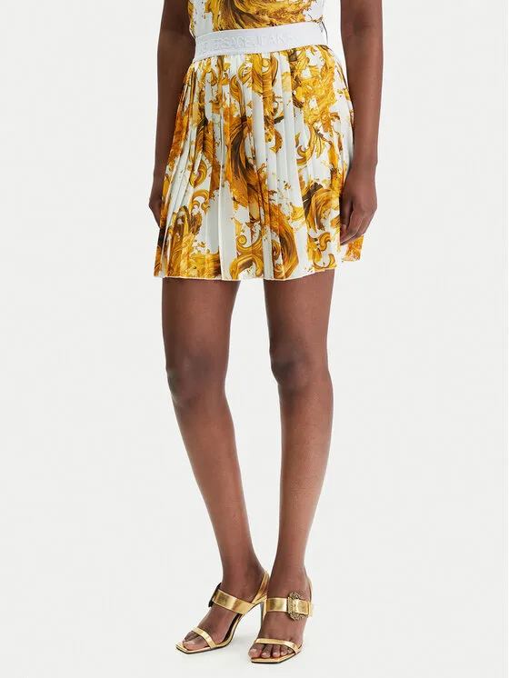 Versace Jeans Couture Мини пола 80HAE820 NS834 Бял Regular Fit – Дамски мини поли