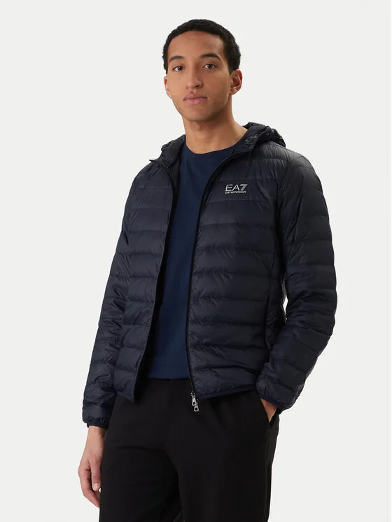 EA7 Emporio Armani Пухено яке 8NPB24 PNGPZ 1562 Тъмносин Regular Fit – Мъжки пухени якета