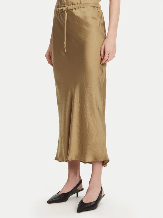 Marella Миди пола No 2513101055 Бежов Regular Fit – Дамски миди поли