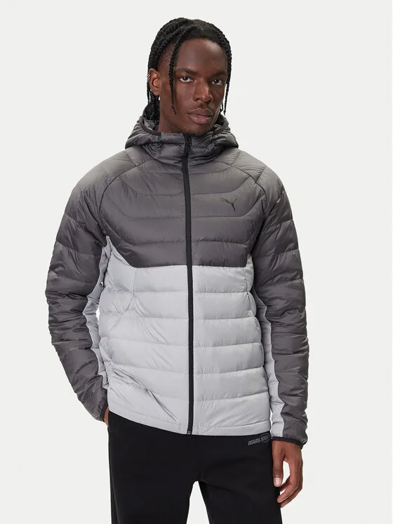 Puma Пухено яке Packlite 685221 63 Сив Regular Fit – Мъжки пухени якета