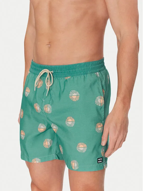 Billabong Плувни шорти Vacay Lb EBYJV00144 Зелен Regular Fit – Мъжки бански
