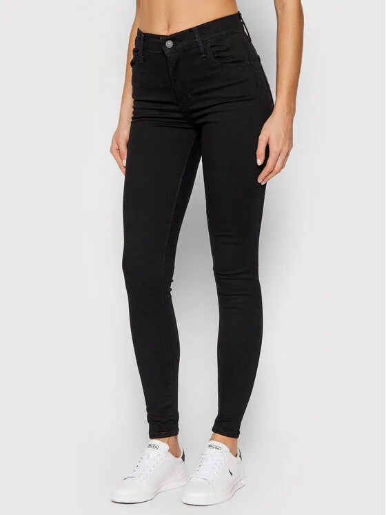 Levi's® Дънки 720™ High Rise 52797-0000 Черен Super Skinny Fit – Дамски skinny дънки