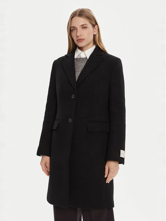 Дамско зимно палто Calvin Klein LV044D558G черно – Черен – Дамски зимни палта