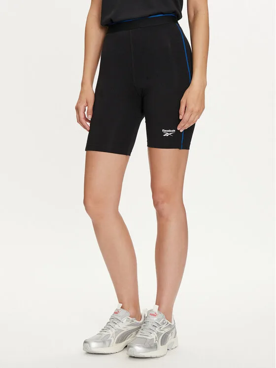Reebok Спортни шорти Rie Bike Short 100037097 Черен Slim Fit – Дамски спортни дрехи