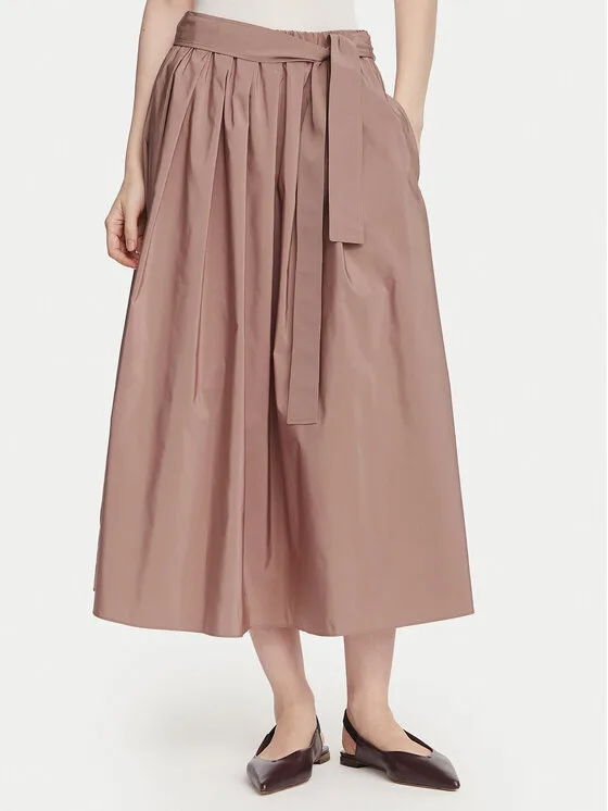 Weekend Max Mara Миди пола Alpaca 2625106041 Кафяв Regular Fit – Дамски миди поли