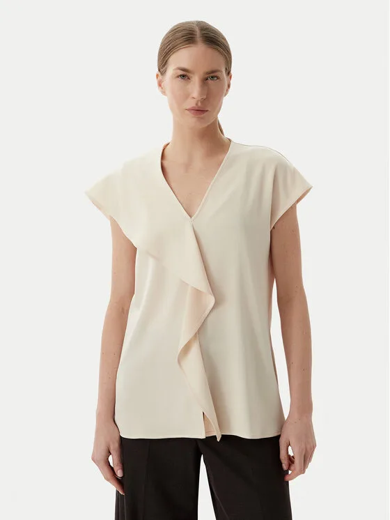 Marella Блуза Cono 2613161122 Бежов Regular Fit – Дамски блузи