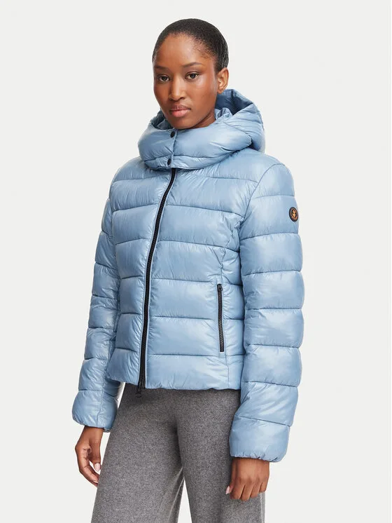 Save The Duck Зимно яке D31470W LOVE23 Светлосин Regular Fit – Дамски зимни якета