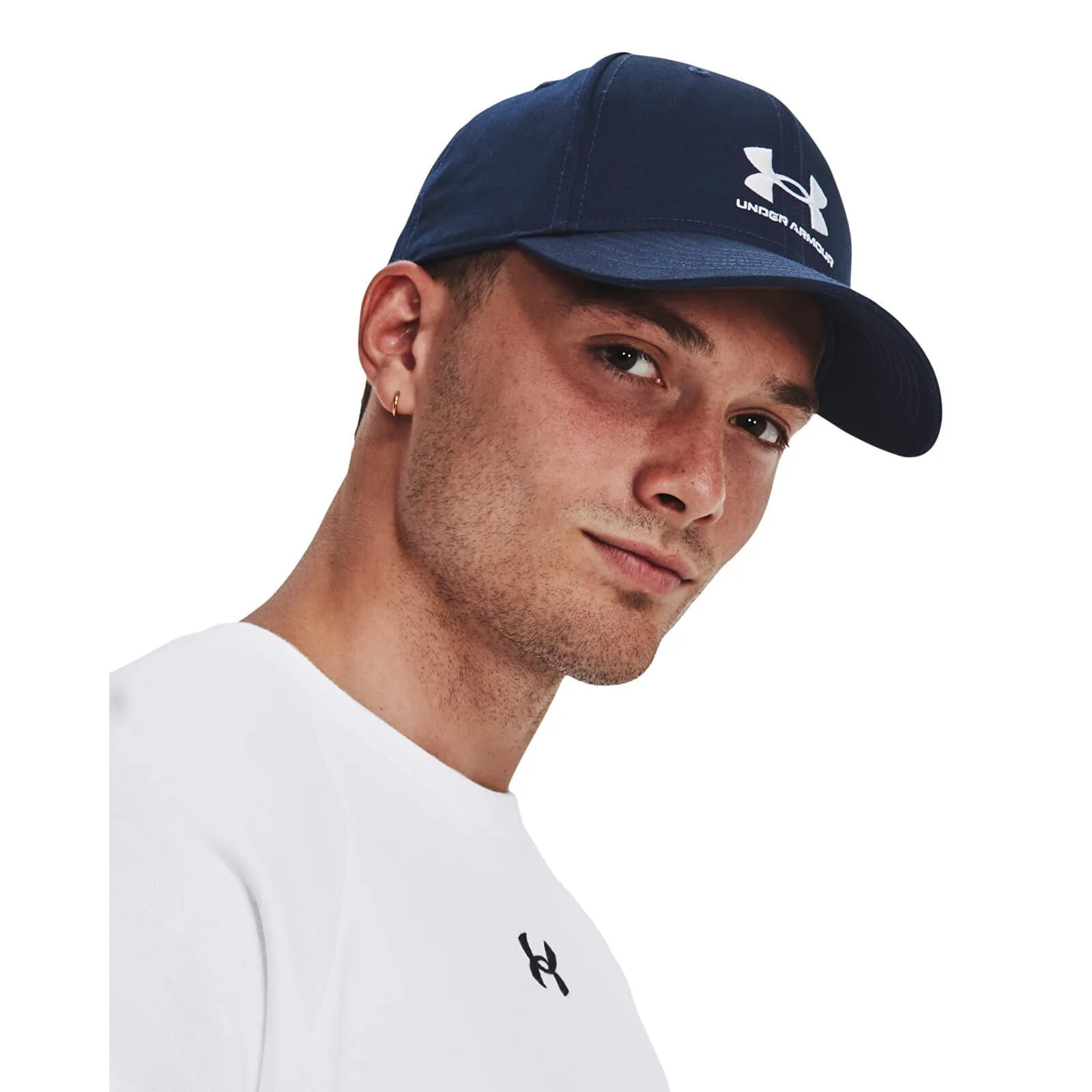 Мъжка шапка Under Armour Branded Lockup Adj синя – Blue – Зимни шапки