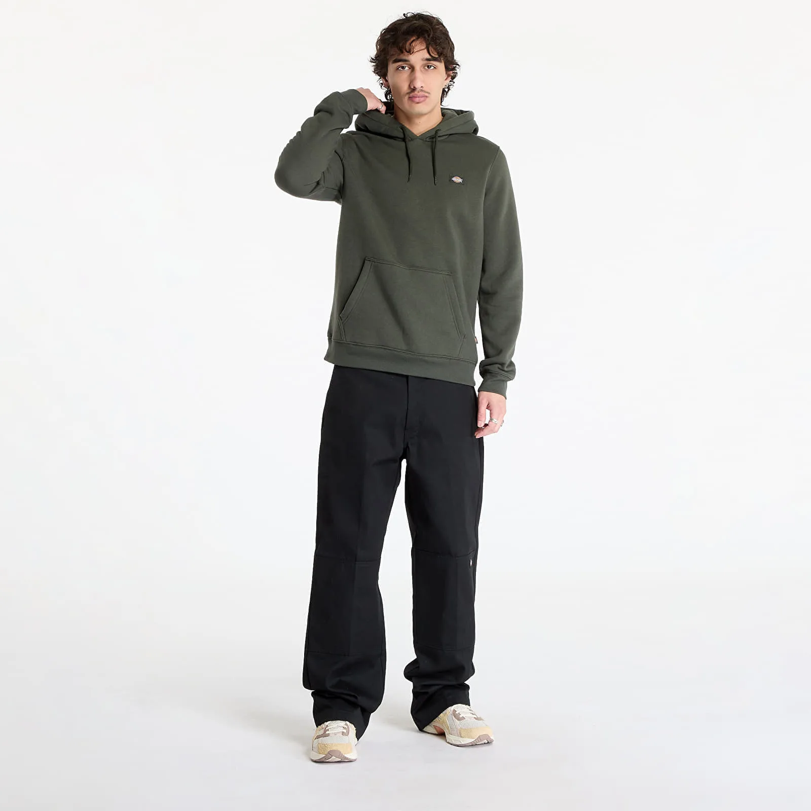 Суитшърт Dickies Oakport Hoodie Olive Green S – Мъжки худита