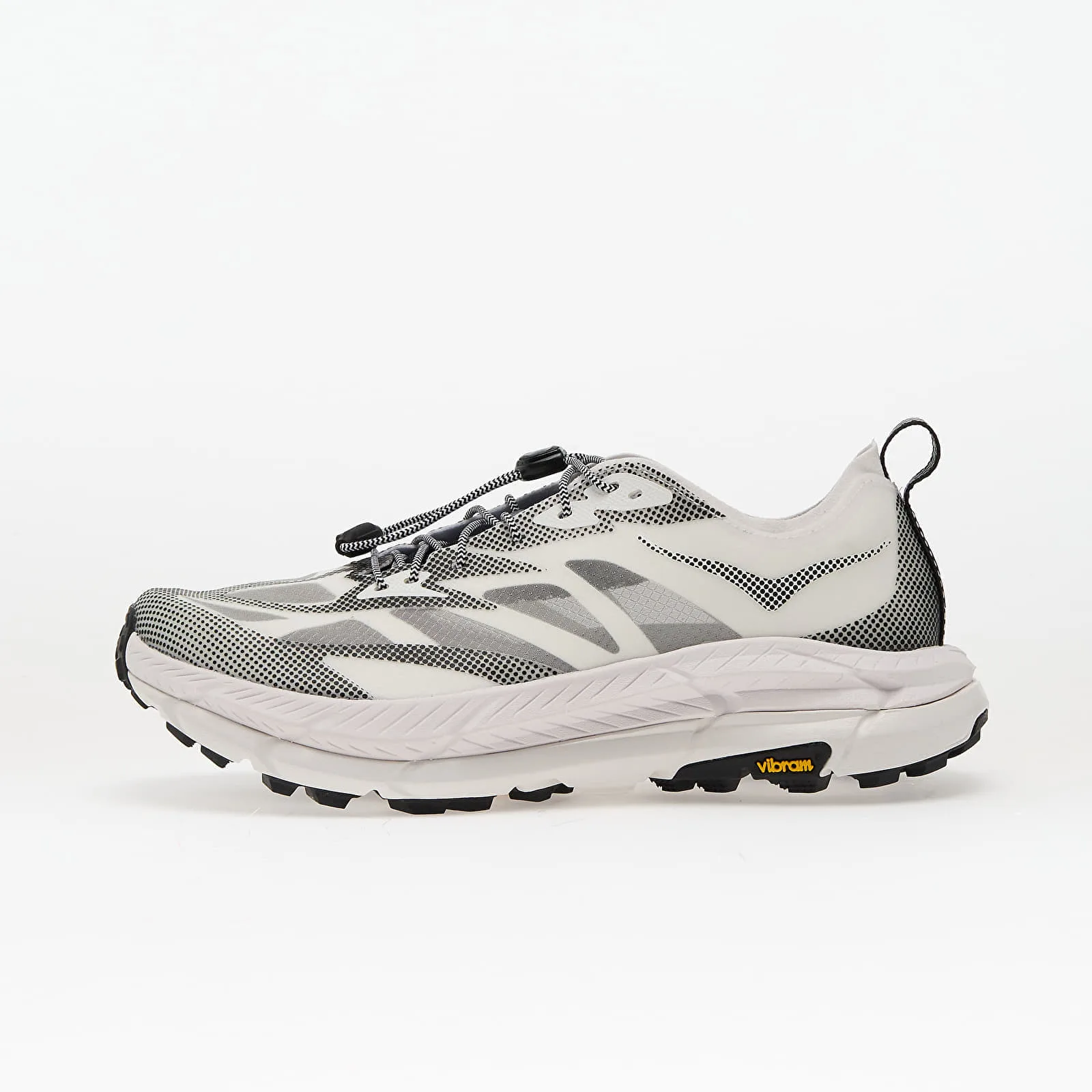 Мъжки маратонки за планинско бягане HOKA® Mafate Speed 4 Lite Ts бели/черни – White|Black – Мъжки трейл…
