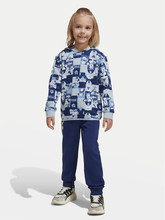 adidas Анцуг Disney Mickey Mouse JD4551 Син Regular Fit – Детски комплекти