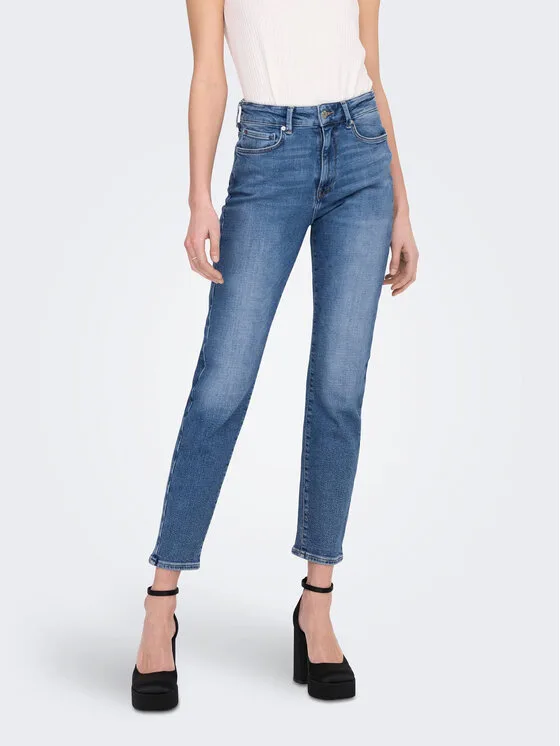 ONLY Дънки Emily 15283925 Син Skinny Fit – Дамски skinny дънки