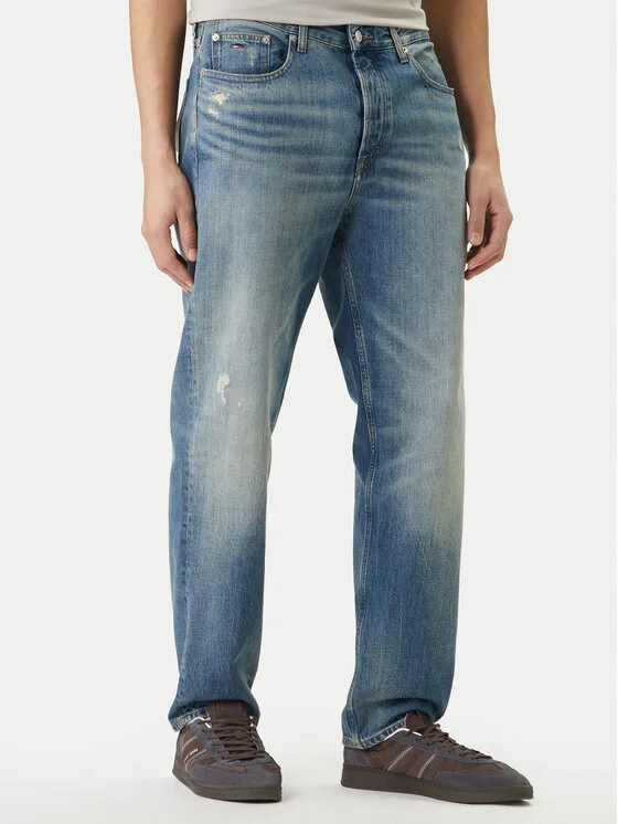 Мъжки дънки Tommy Jeans Sonny DM0DM22491 сини – Мъжки slim дънки