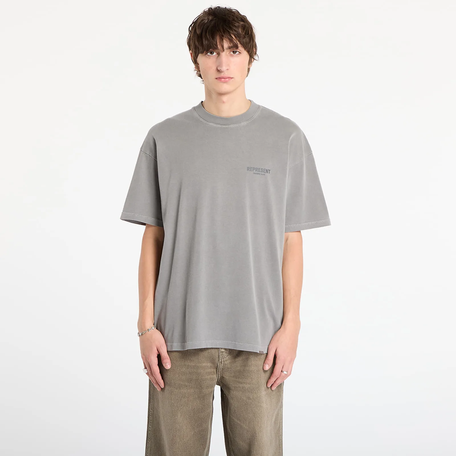 Тениска REPRESENT Represent Owners Club T-Shirt Ultimate Grey XXL – Мъжки тениски