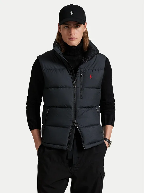 Мъжки елек Polo Ralph Lauren черен – Мъжки елеци